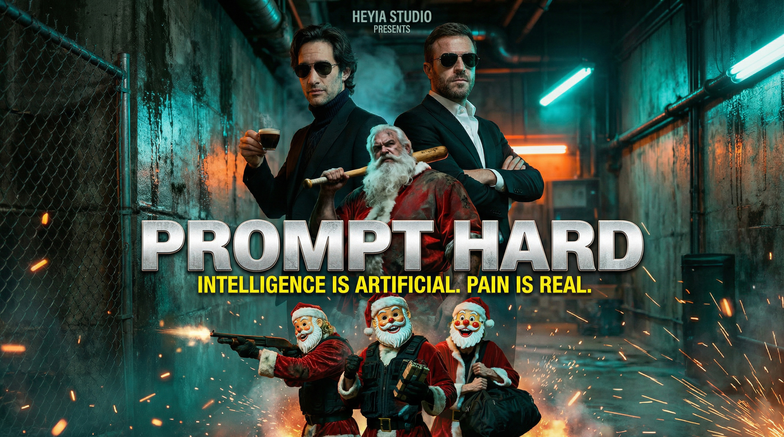 Prompt Hard - AI short film by HEYIA Studio 2025